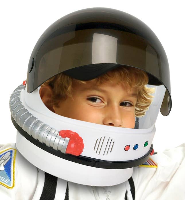 Jr. Astronaut Helmet with Sound: White