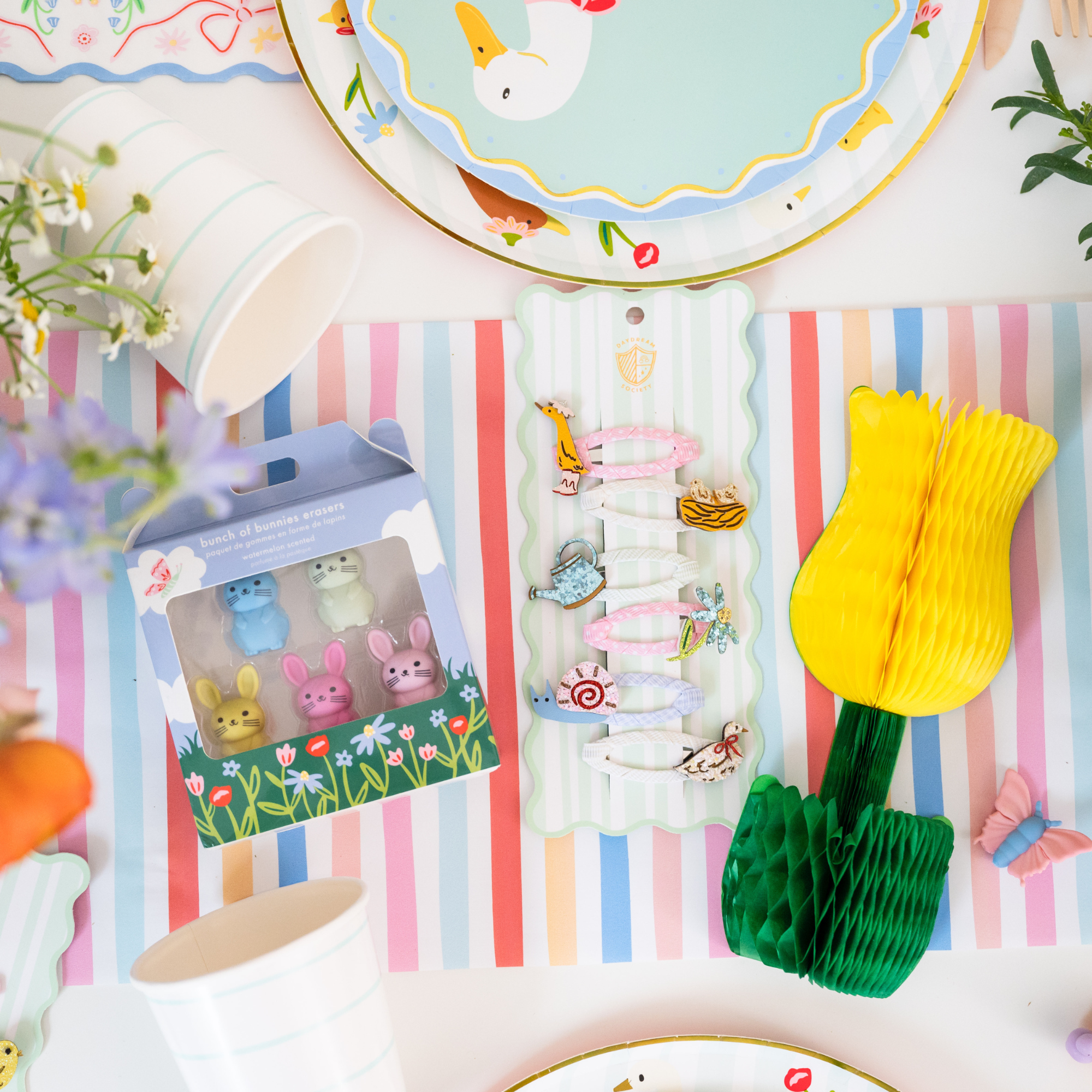 Bunnies Eraser Set - 2 Color Options