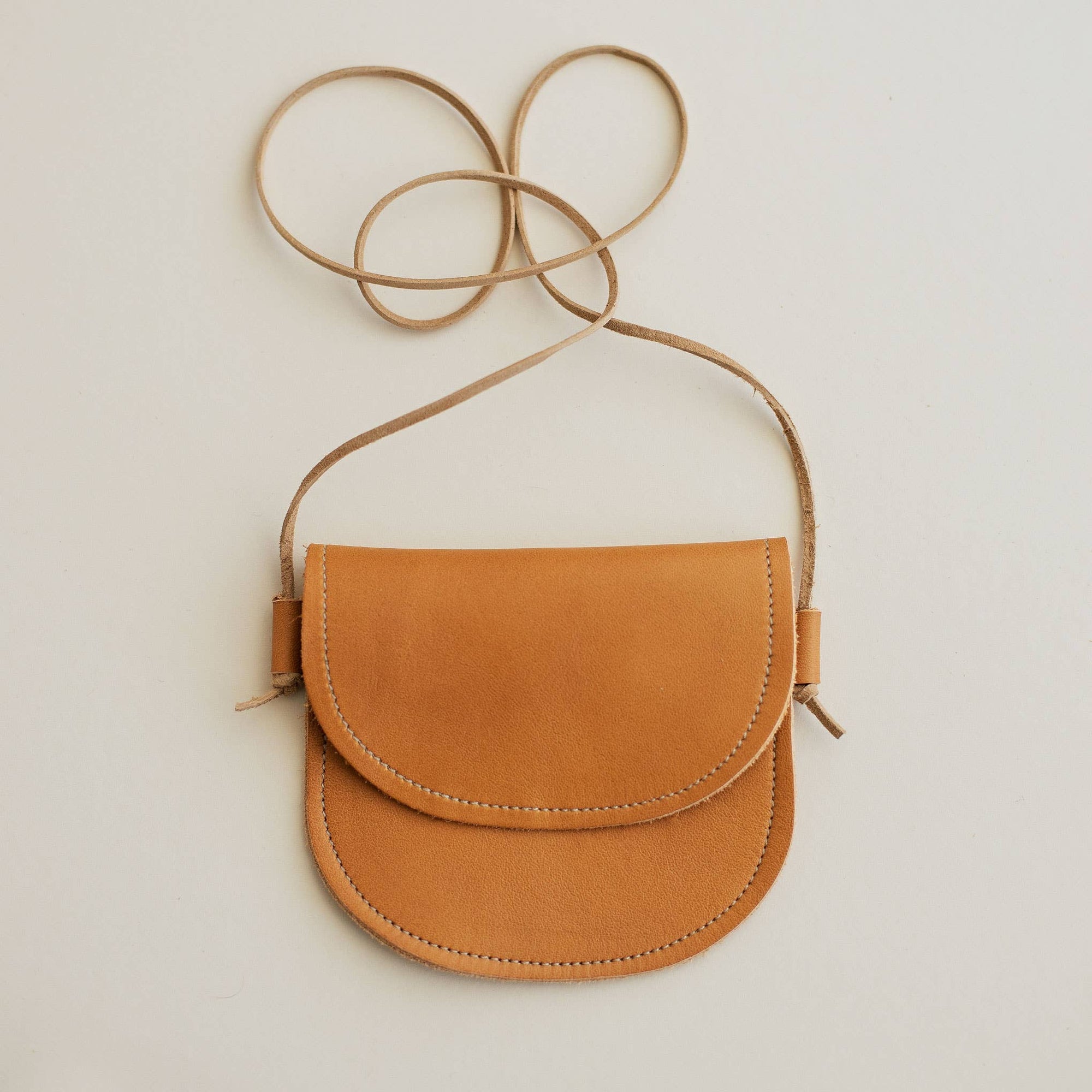 Toddler Leather Bag in Ginger