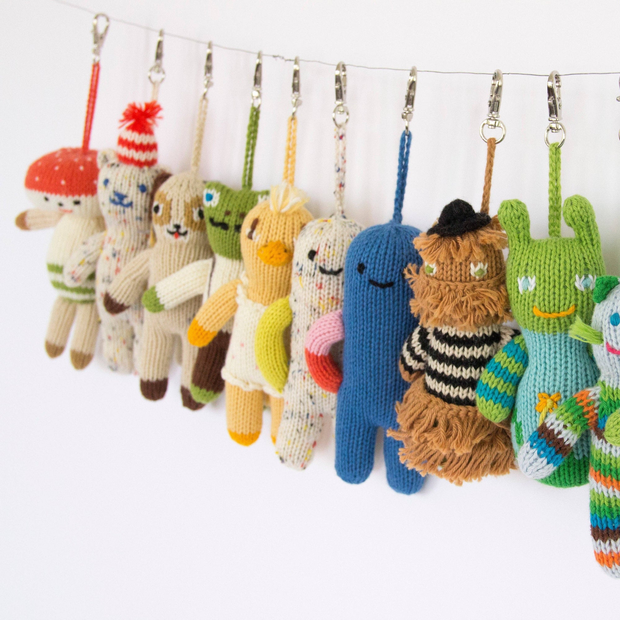 Bag Charm Hold Me Speckled