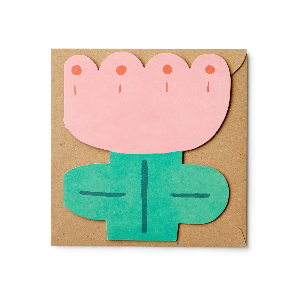 Flower Cut-Out Card