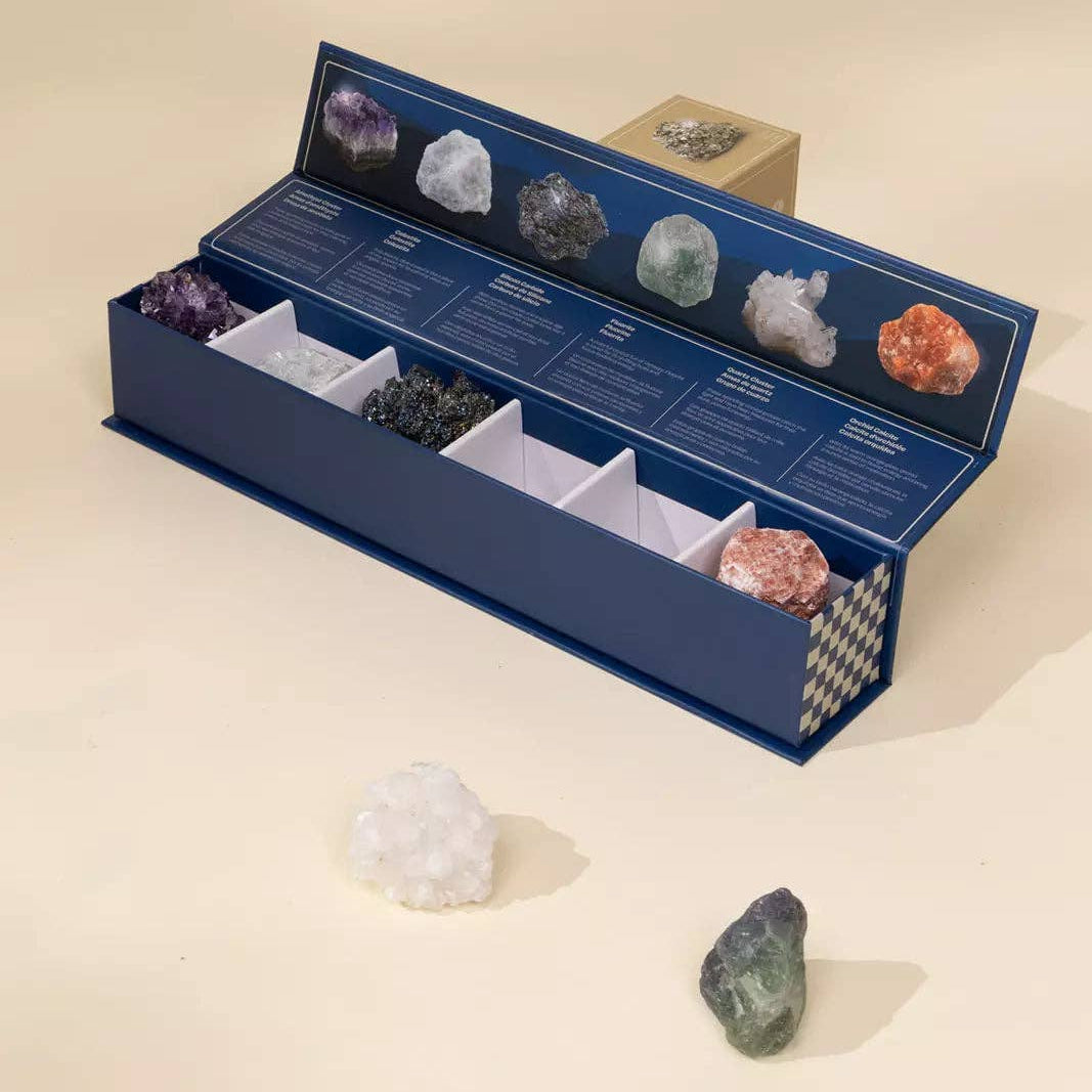 Set of 6 collectible Minerals - Mystic Pebbles