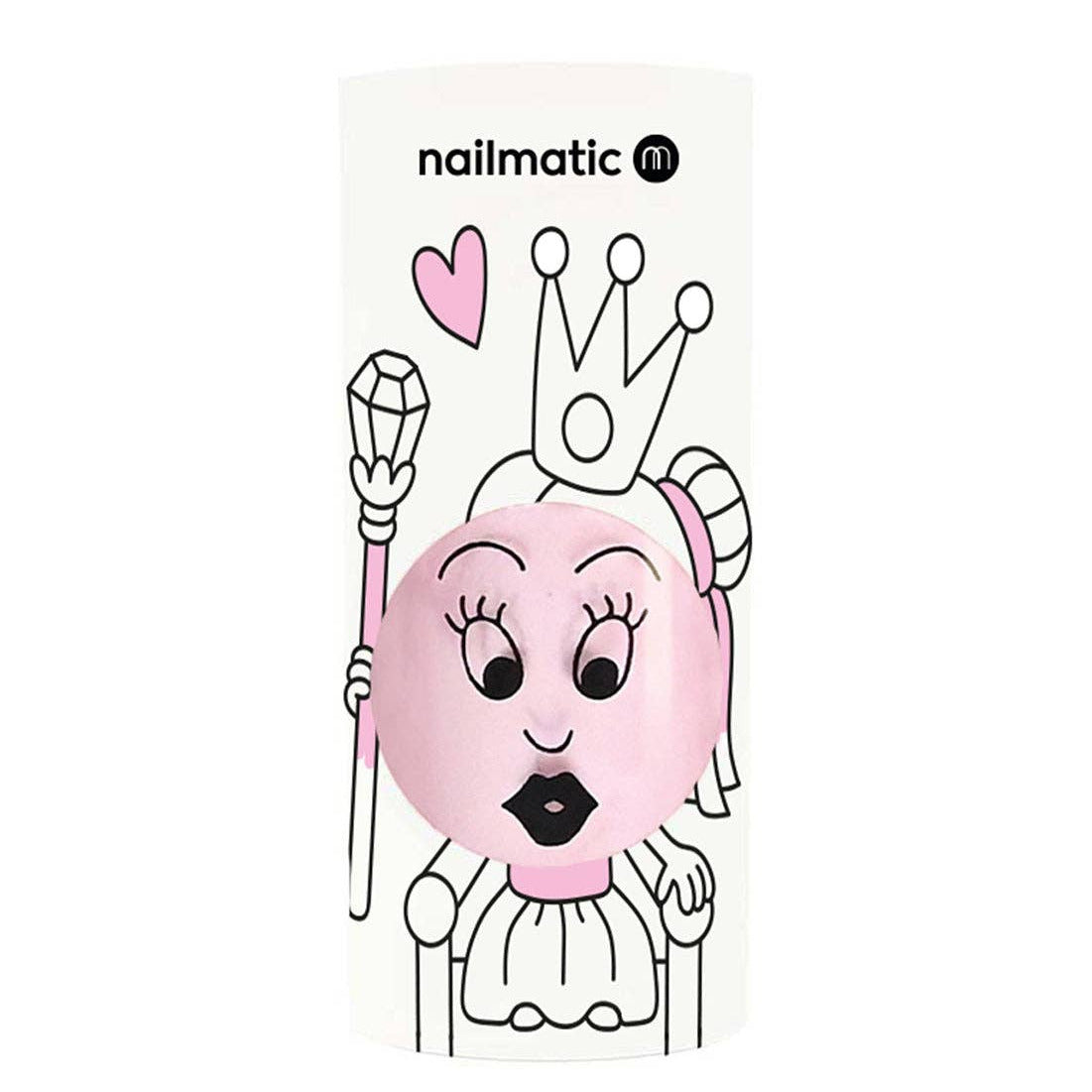 Nailmatic nail polish packaging with cartoon character design on a white background