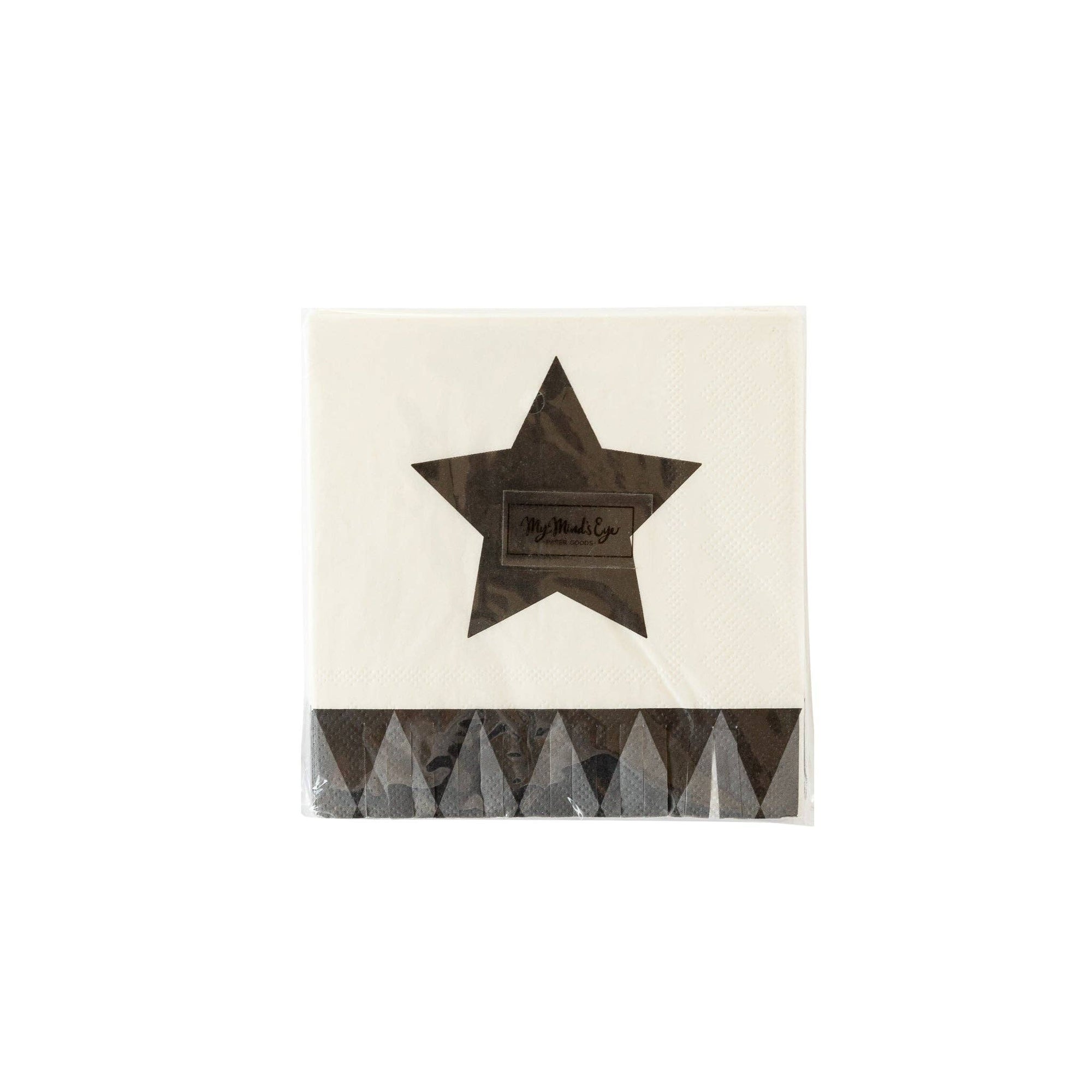 Vintage Halloween Star Fringe Cocktail Napkin (24pk)