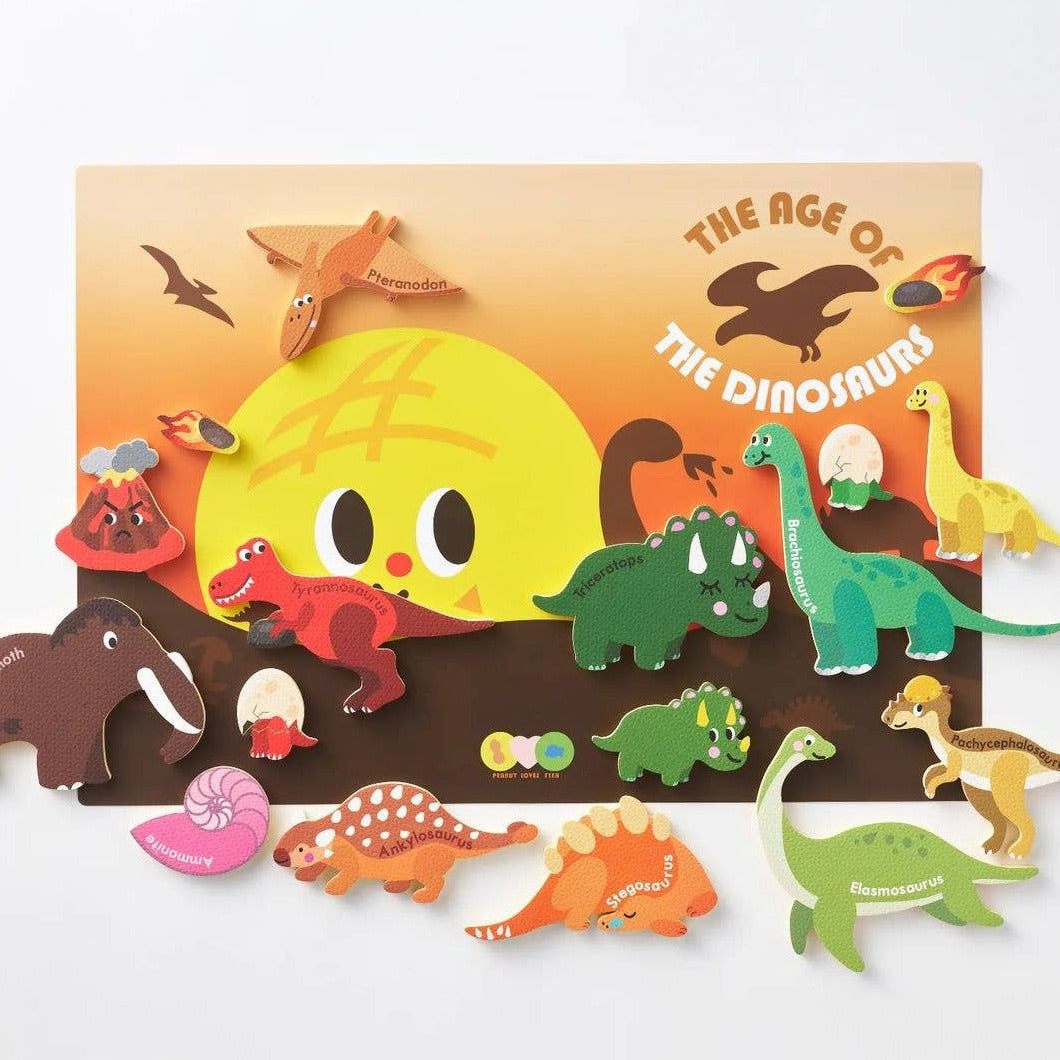 Creative Play Bath Stickers & Poster Set: Dinosaurs