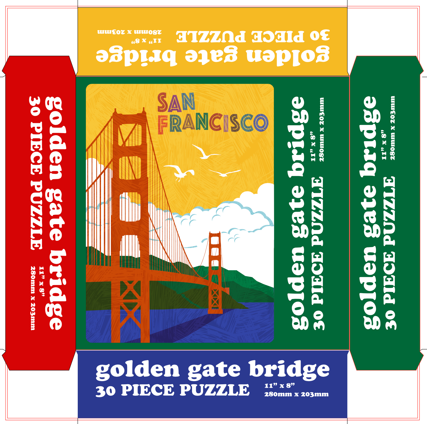 Golden Gate Bridge Puzzle 30pc