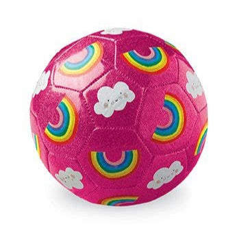 Size 2 Glitter Soccer Ball - Rainbow