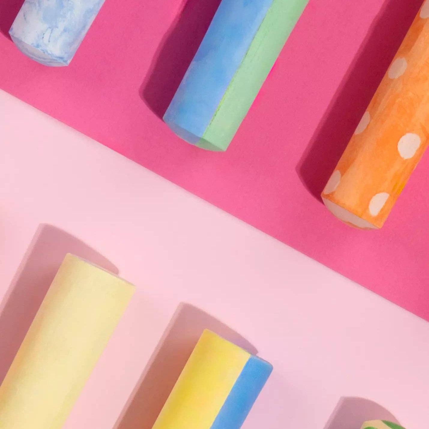 Jumbo Rainbow Sidewalk Chalk (24 colors)