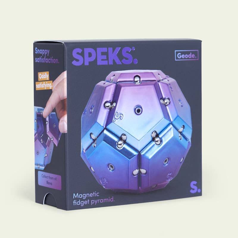 Geode Chrome Sphere Magnetic Sensory Toys