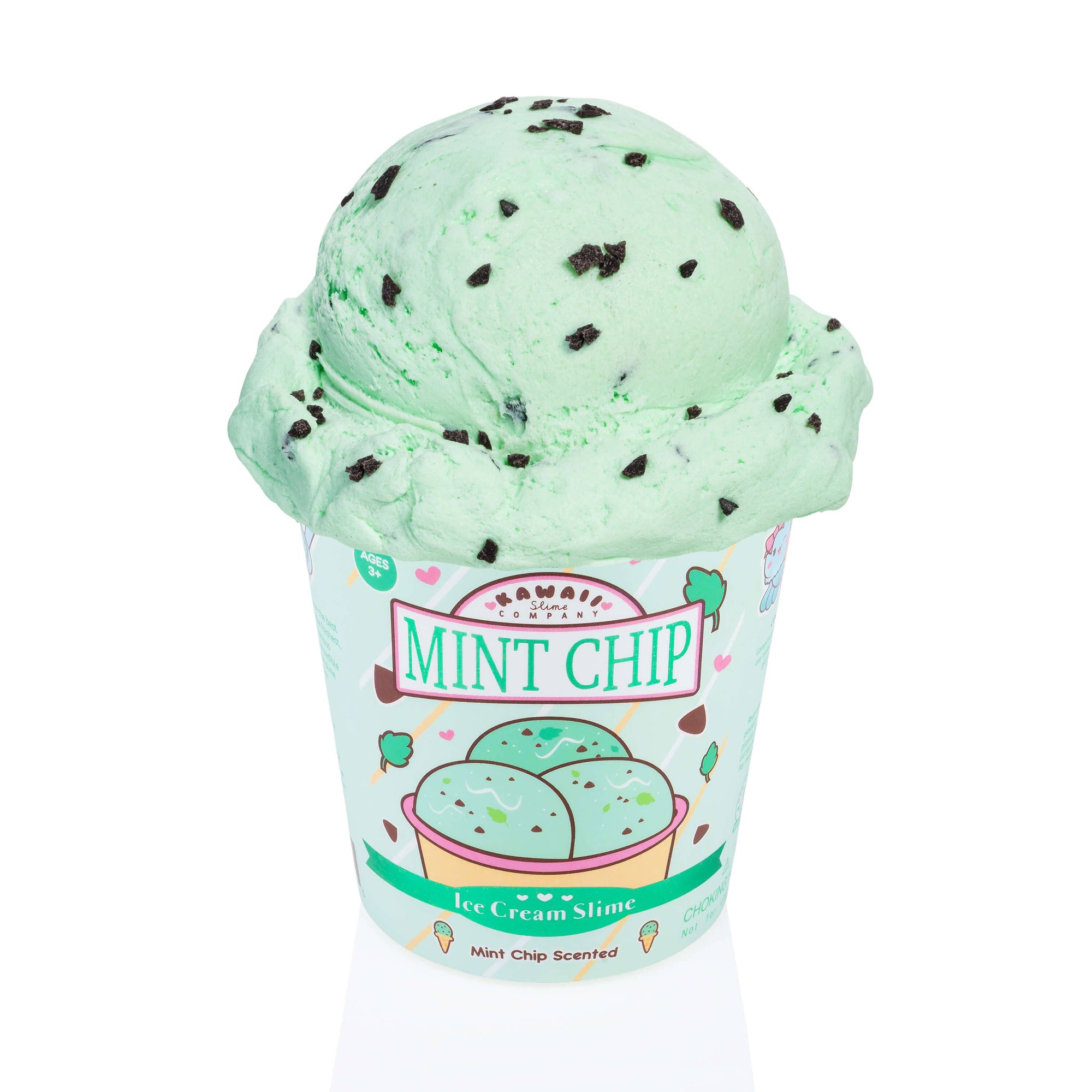 Mint Chip Scented Ice Cream Pint Slime