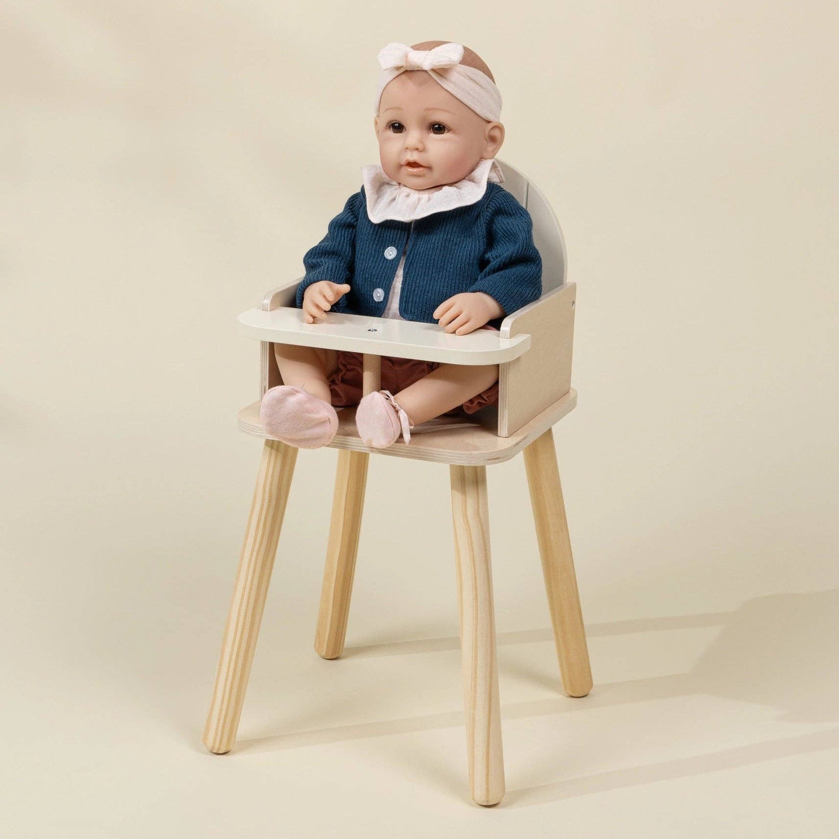 Wooden Dolls’ High Chair