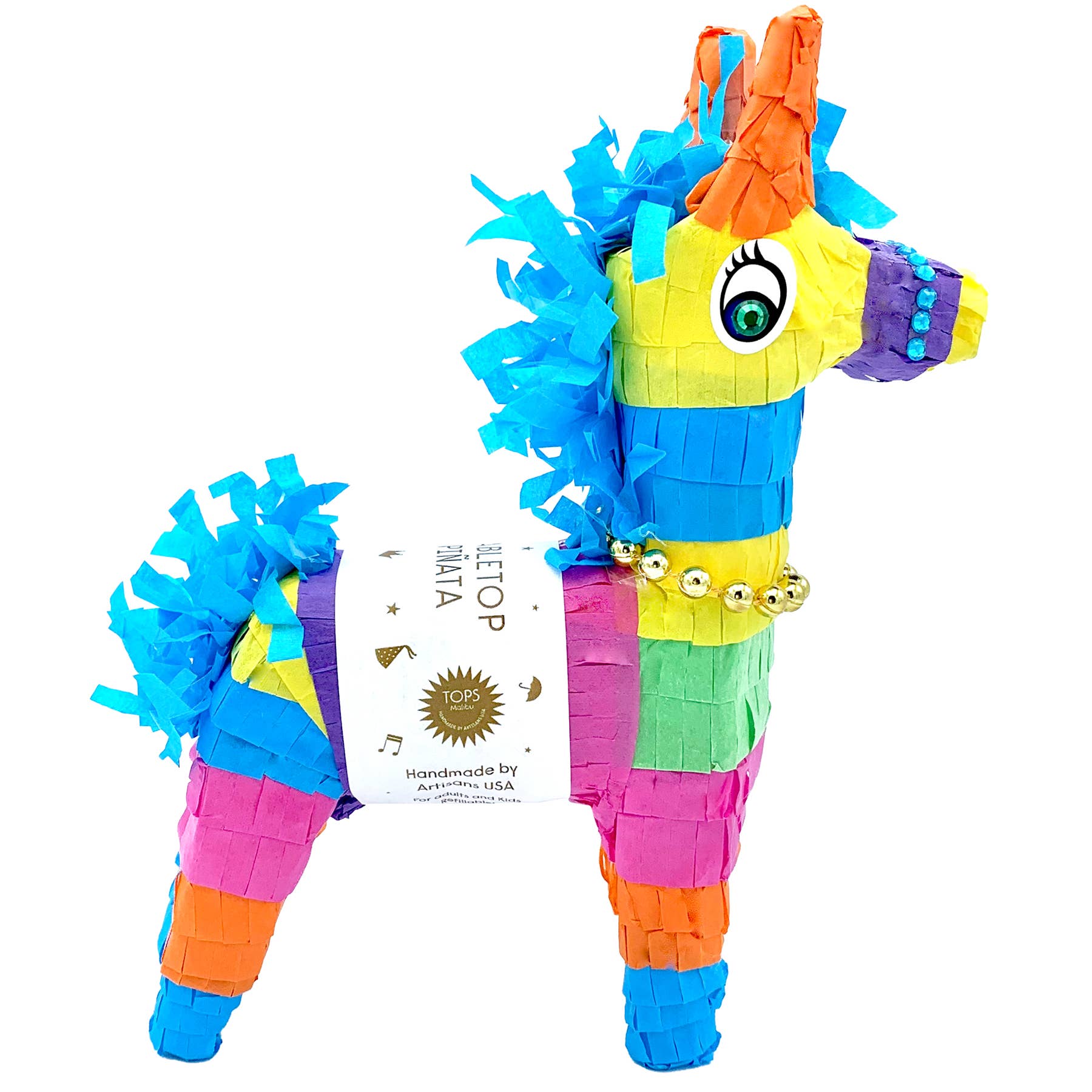 Filled 8" Tabletop Piñata - Pony - Assorted Colors