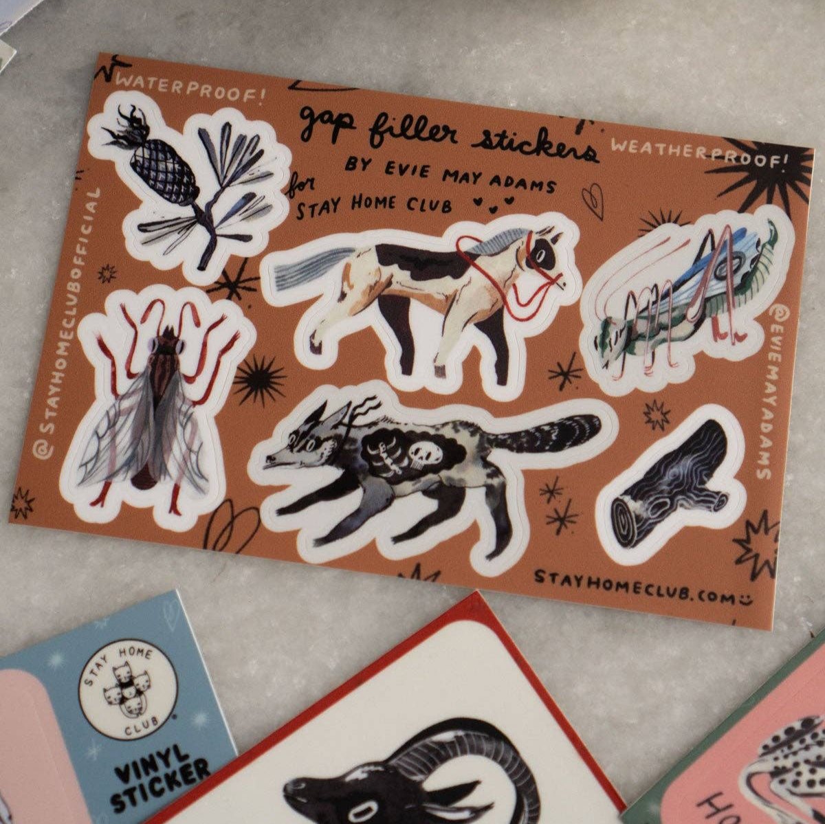 Evie May Adams Gap Filler Sticker Sheet