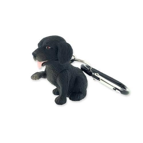 WildLight Animal Carabiner Flashlight - Black Labrador Dog