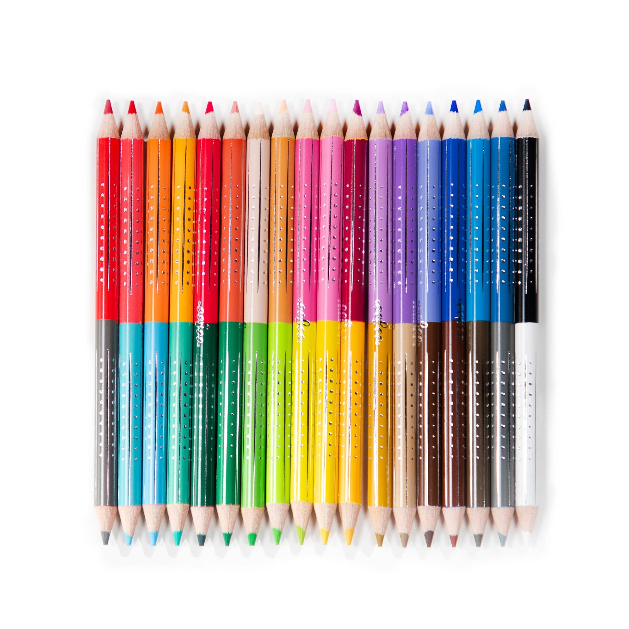 Rainbow 18 Double-Sided Watercolor Pencils