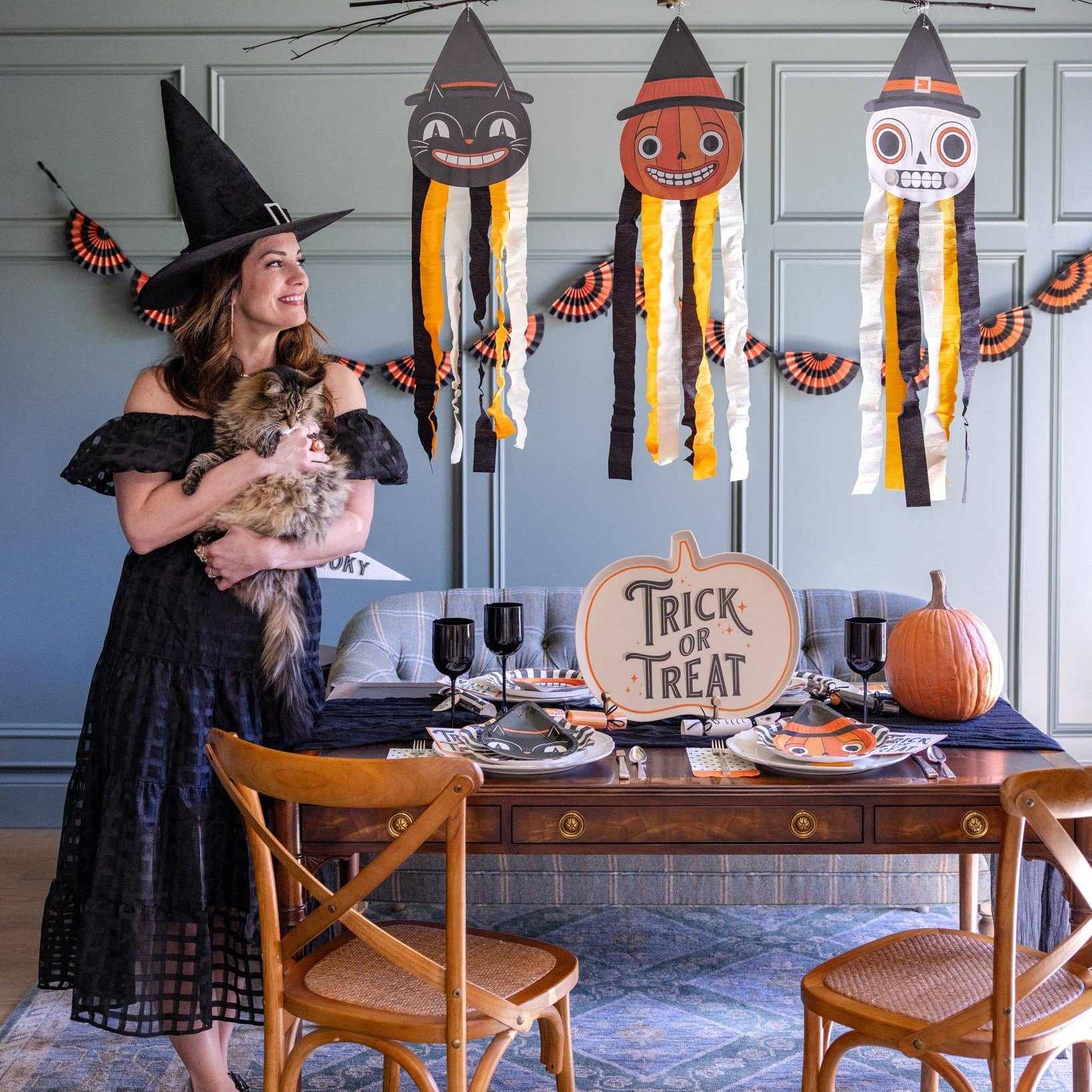 Vintage Halloween Hanging Characters