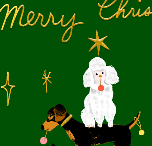 PUP TREE - Holiday Card