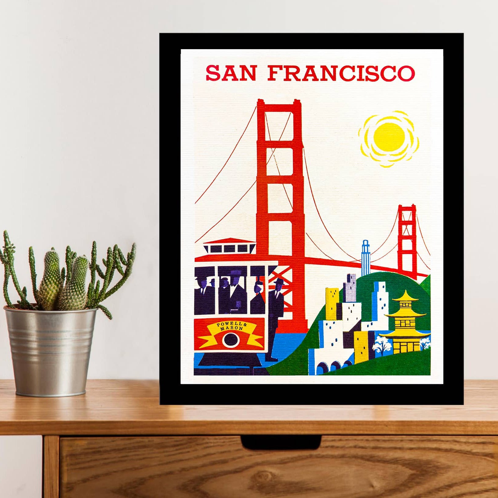 San Francisco Vintage 8x10 Art Print