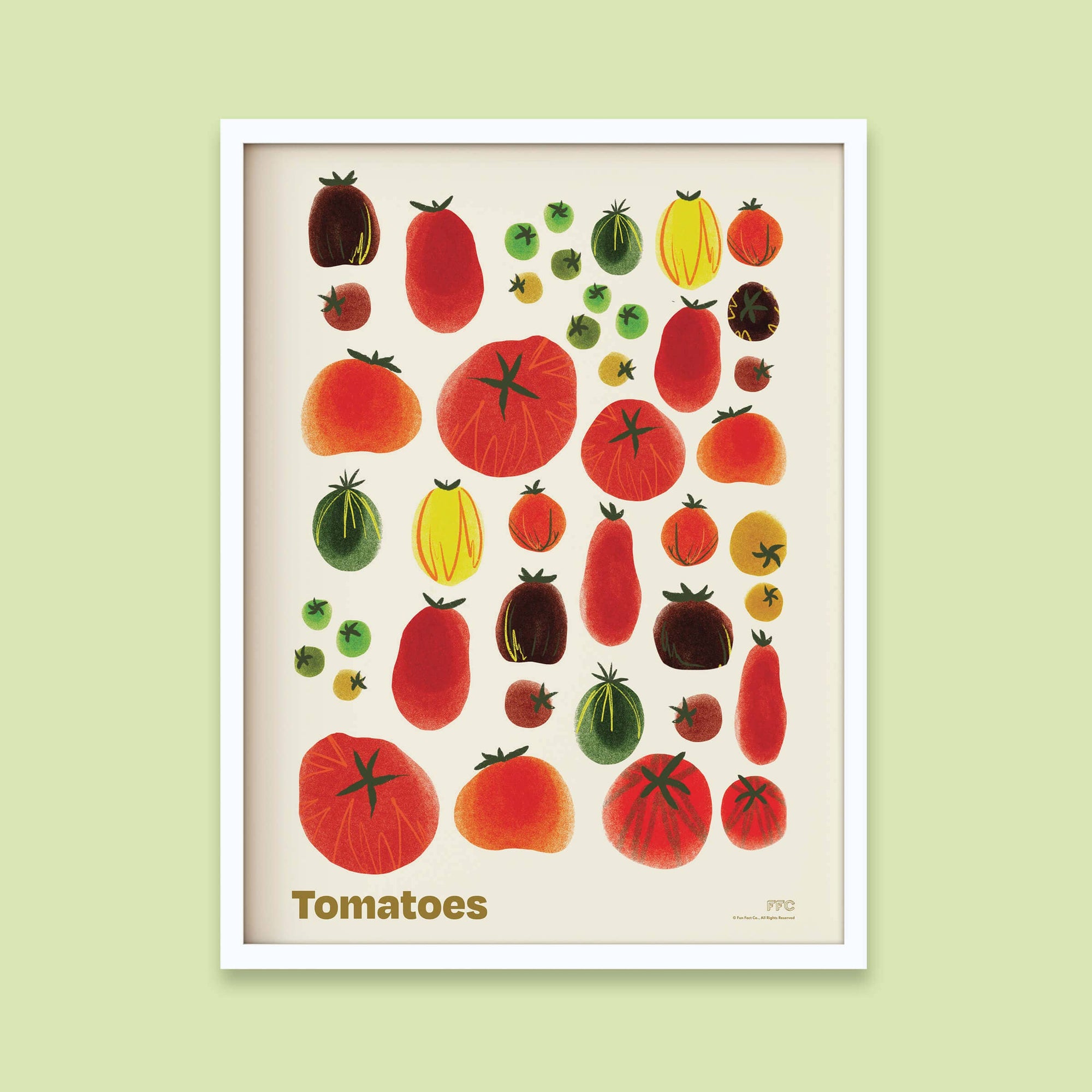 Tomatoes Unite Print -12x16"