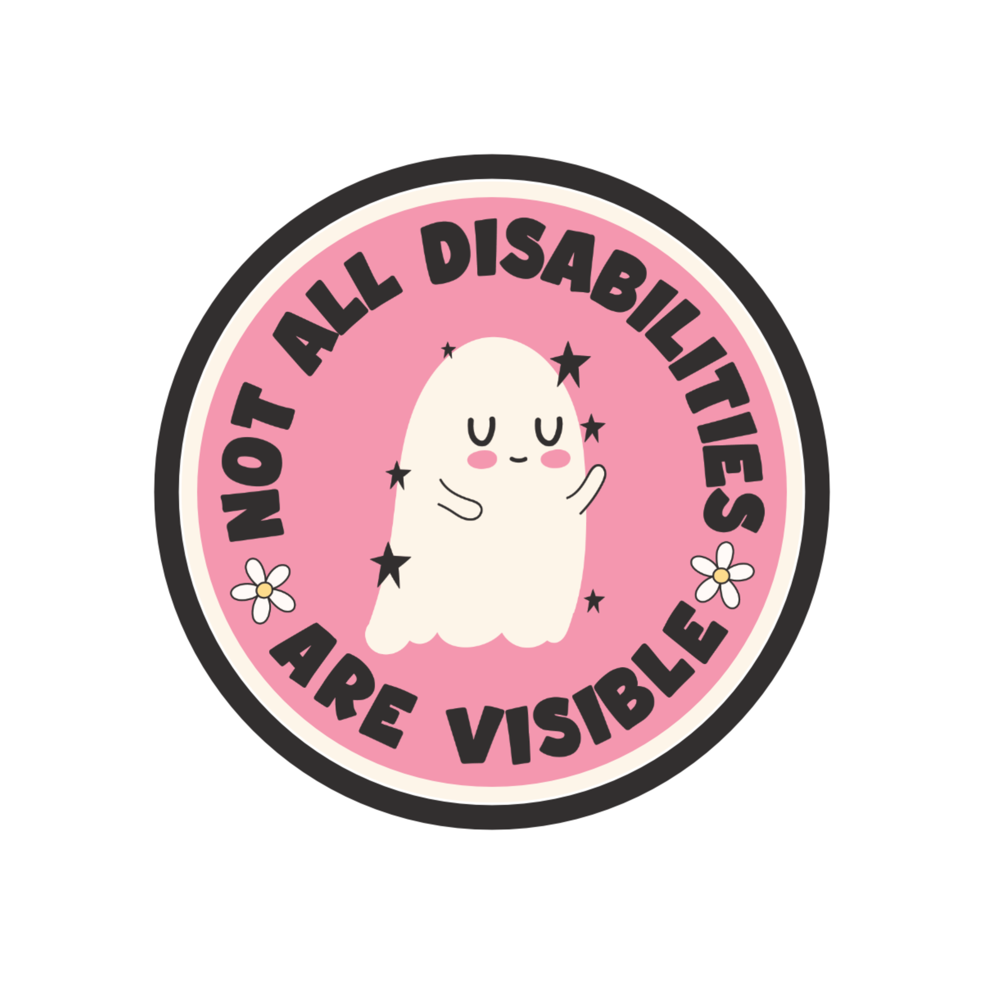 Invisible Disabilities Health High Quality Vinyl Sticker