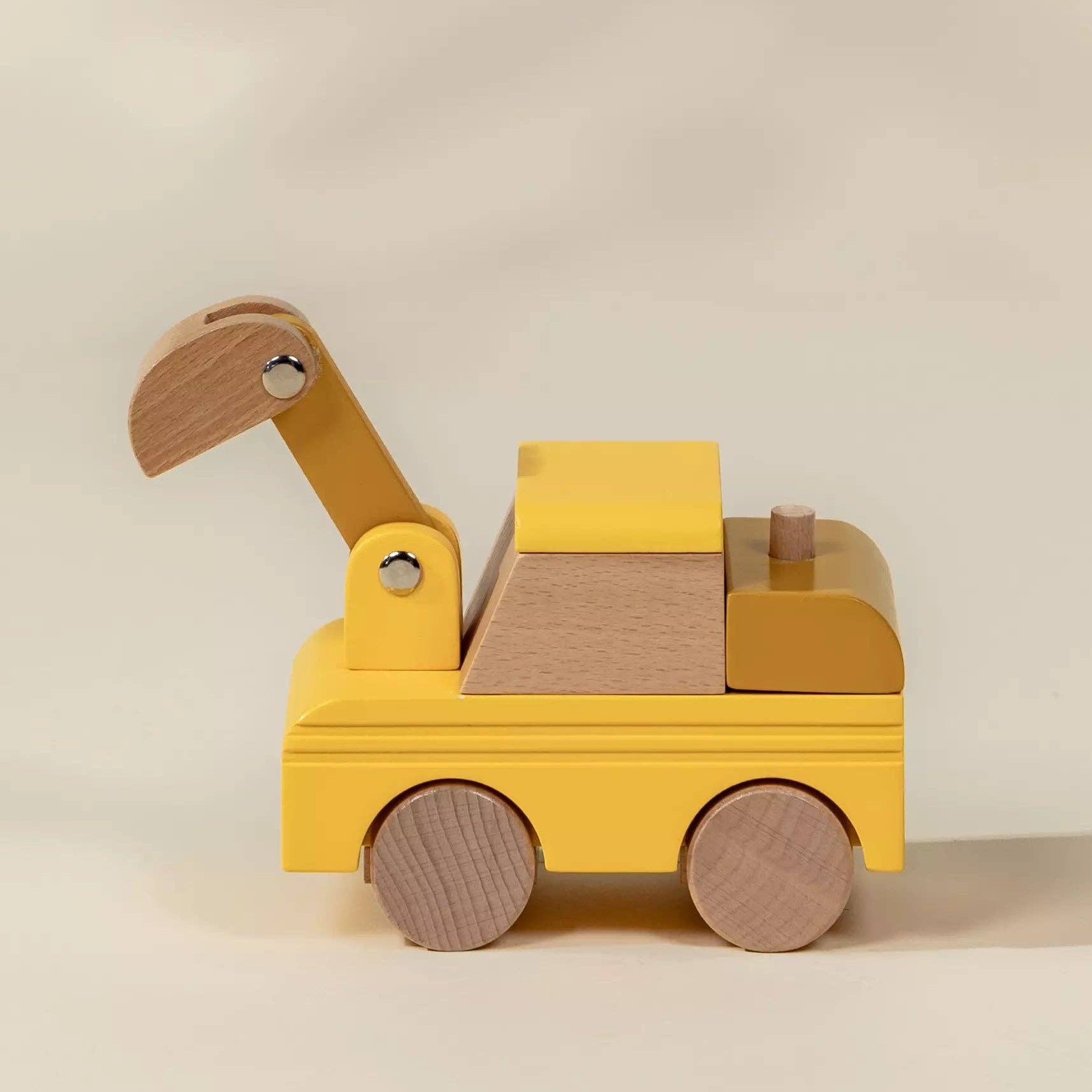 Wooden Construction Vehicle - Excavator