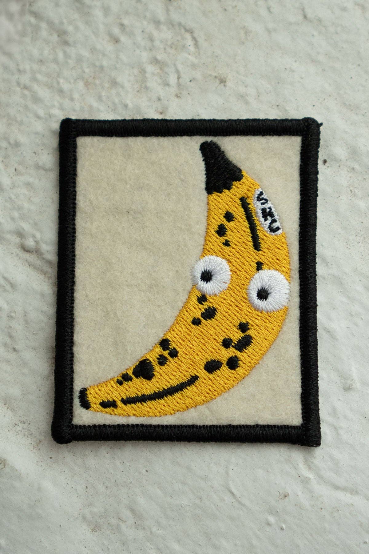 Googly Banana - Felt Sticky Patch