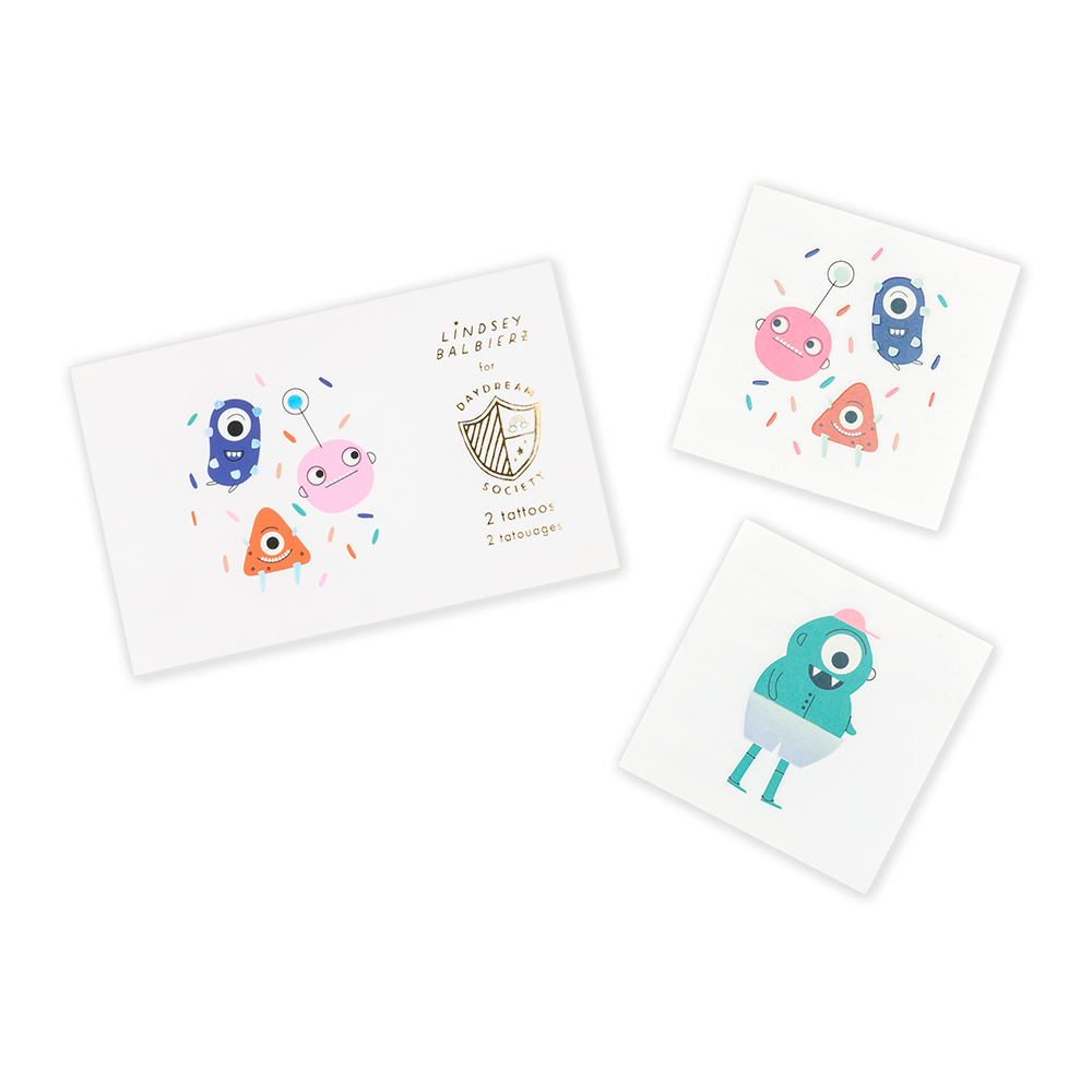 Little Monsters Temporary Tattoos
