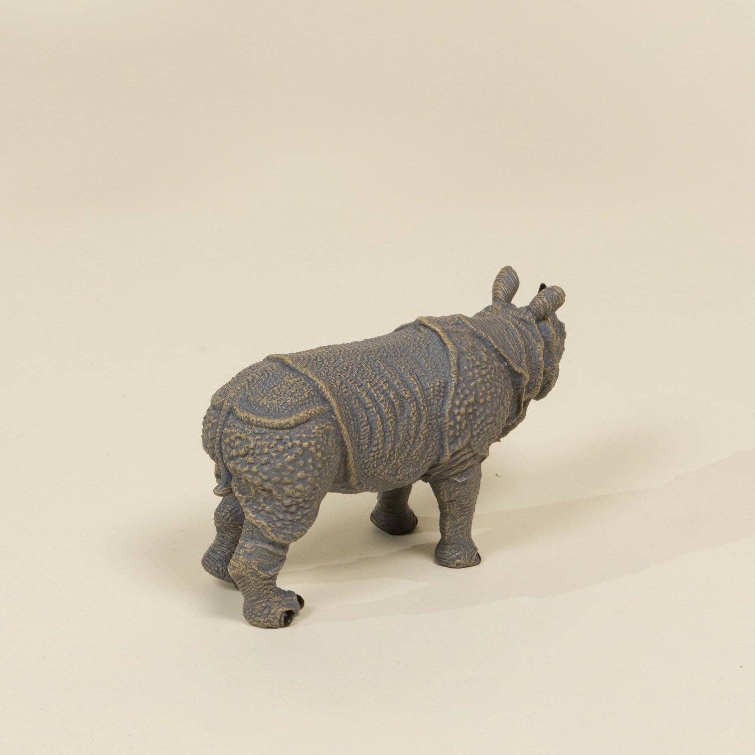 Large Wildlife Animal Play Figurine – Rhinoceros