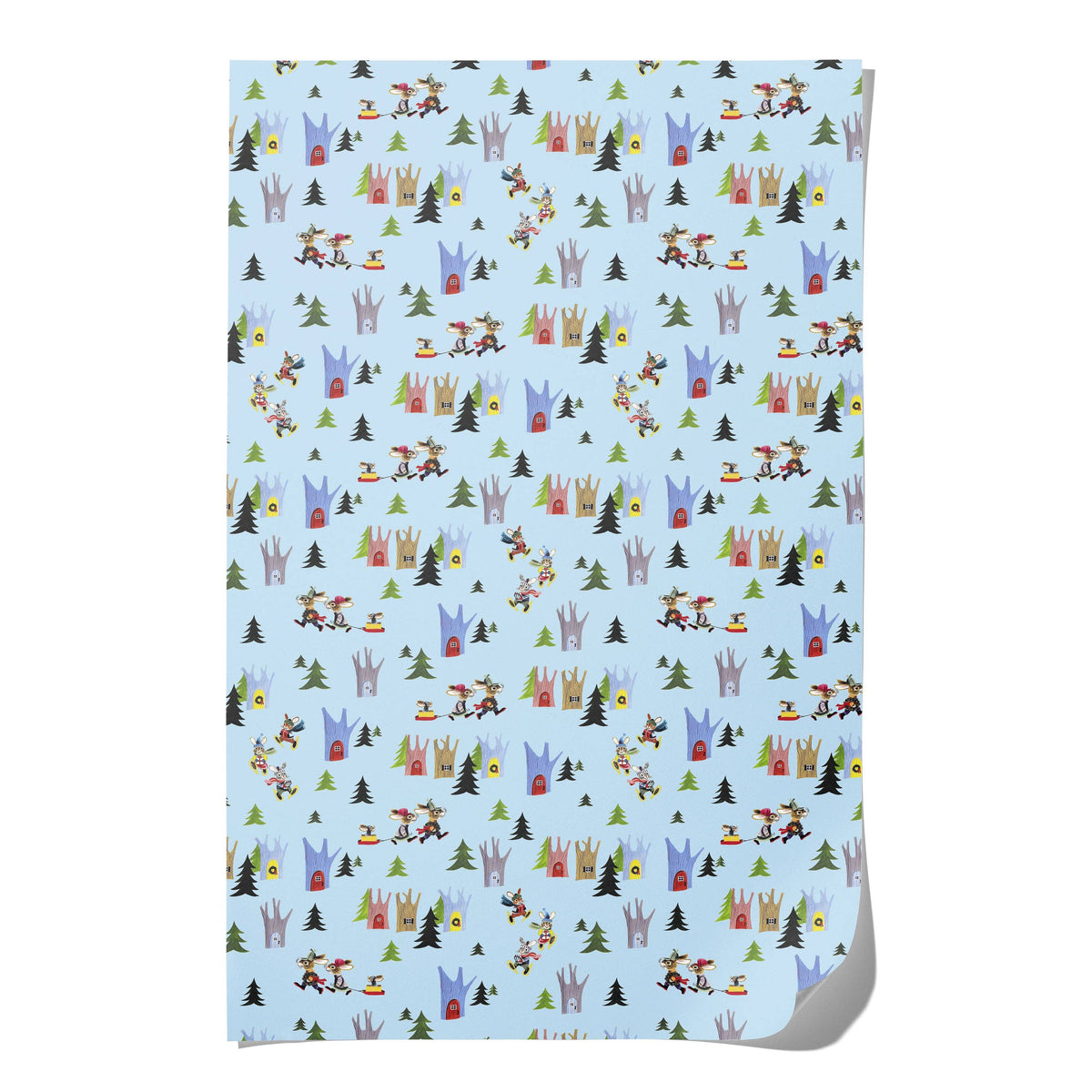 Winter Scene wrapping paper