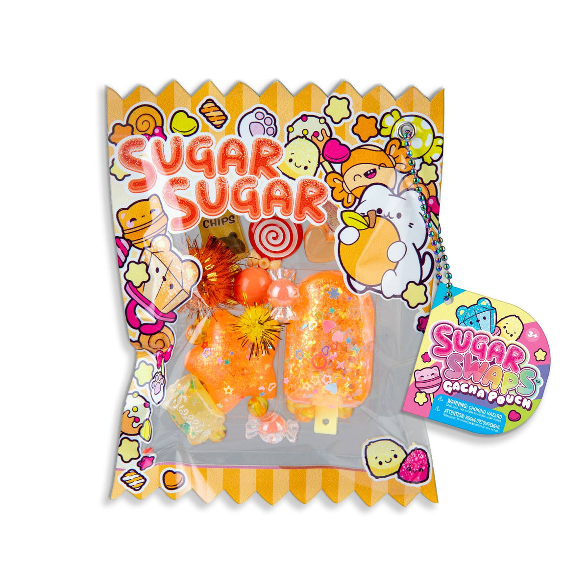 Packaged toy with 'Sugar Sugar' branding on a white background
