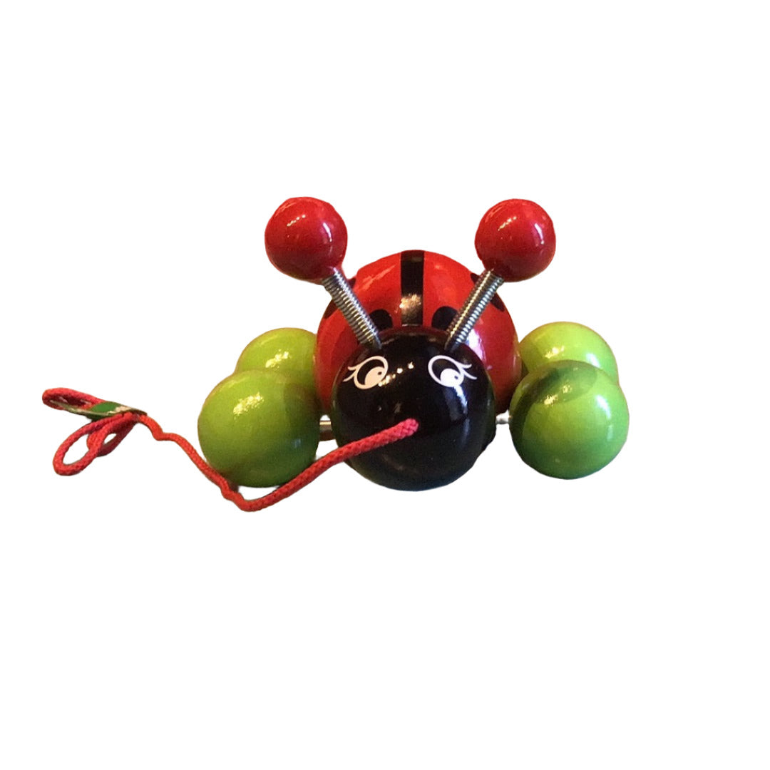 Ladybug pull toy