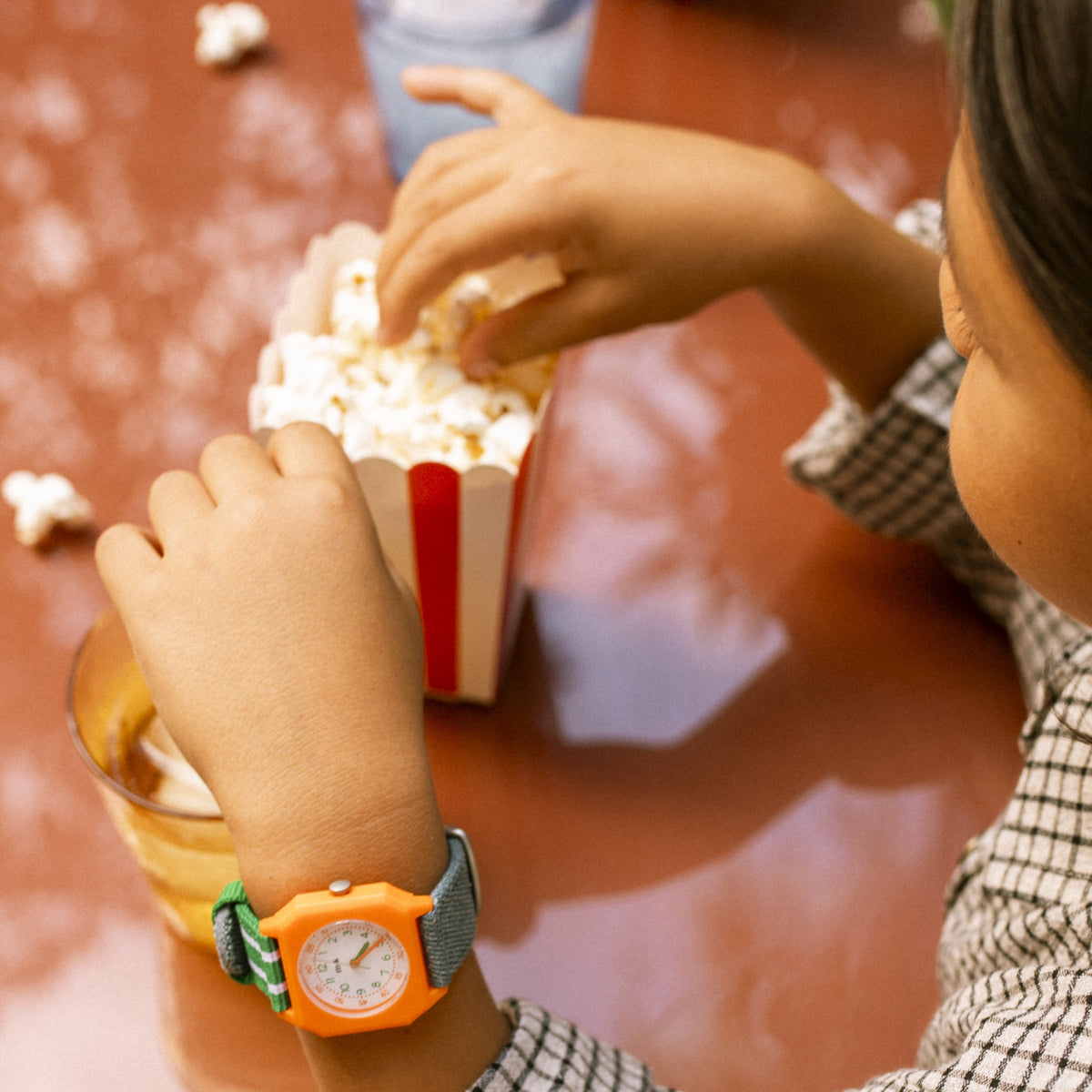 Circus - Denim and Green watch (KIDS & WOMEN)