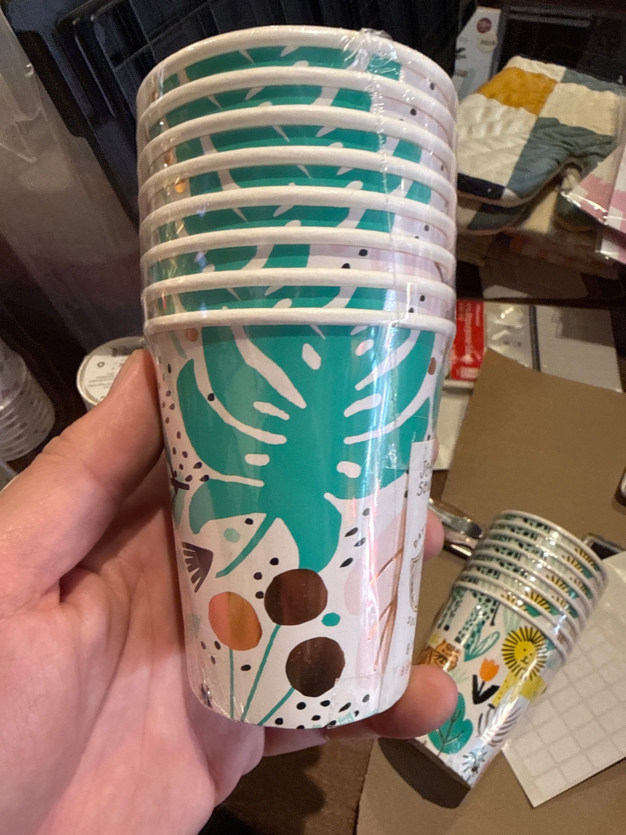monstera cups
