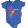Blue San Francisco Dinosaur Onesie
