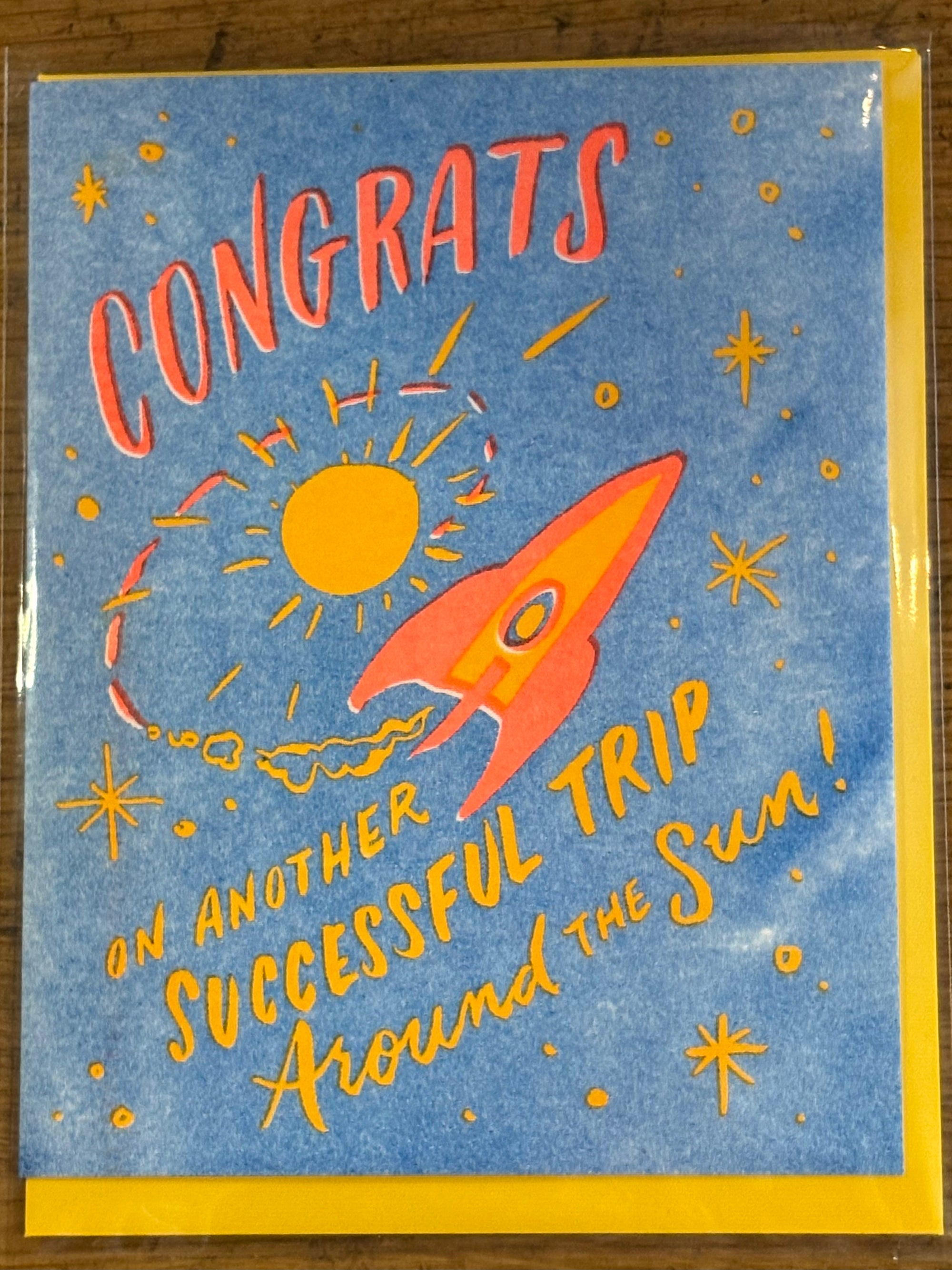 Trip Around the Sun Birthday Card