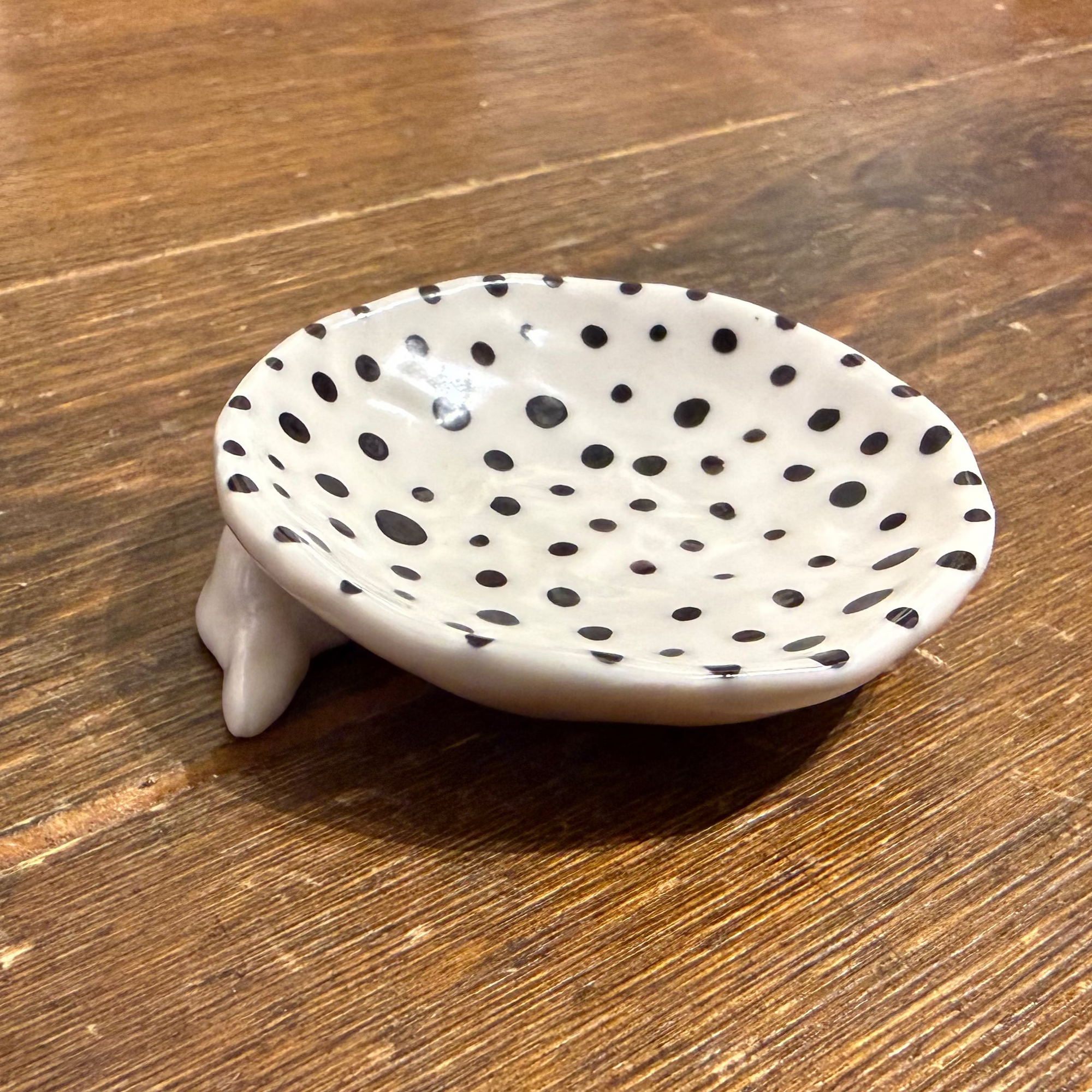 Mini Dog Dish w Spots -Eleonor Boström