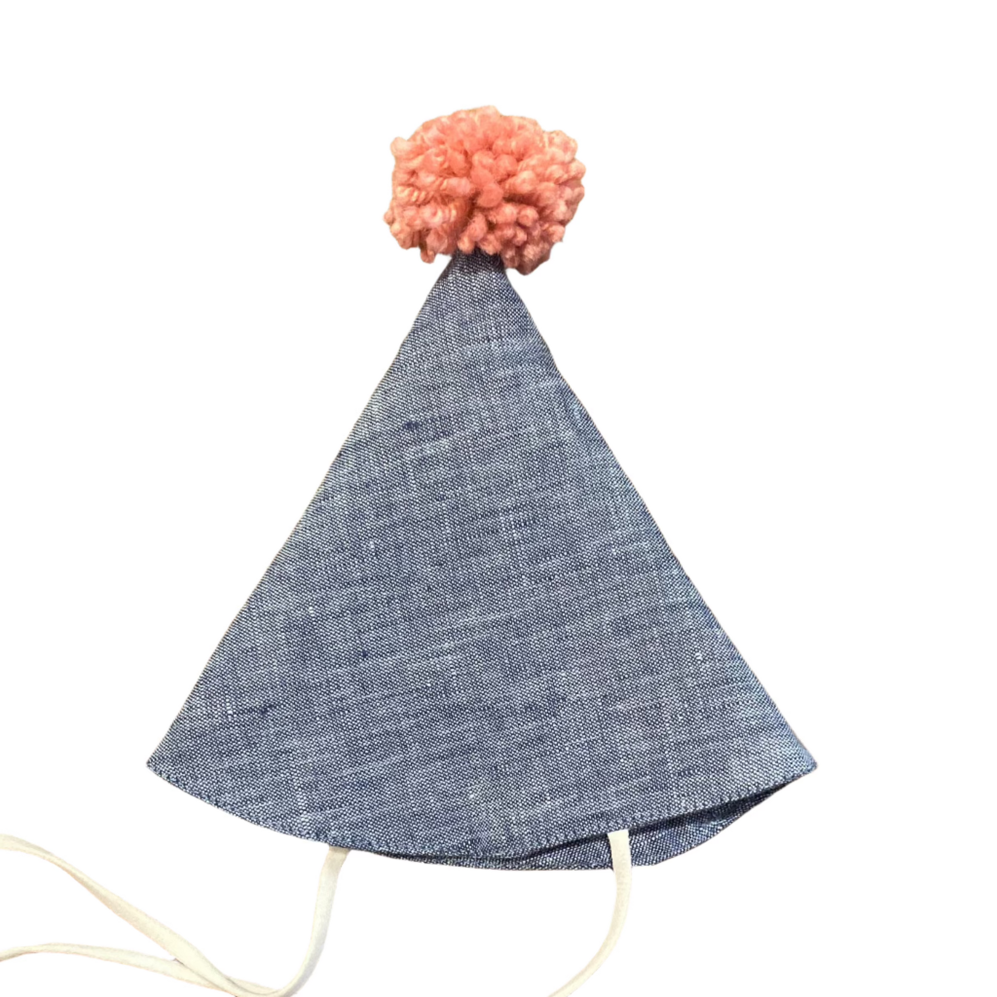 Linen Birthday hat