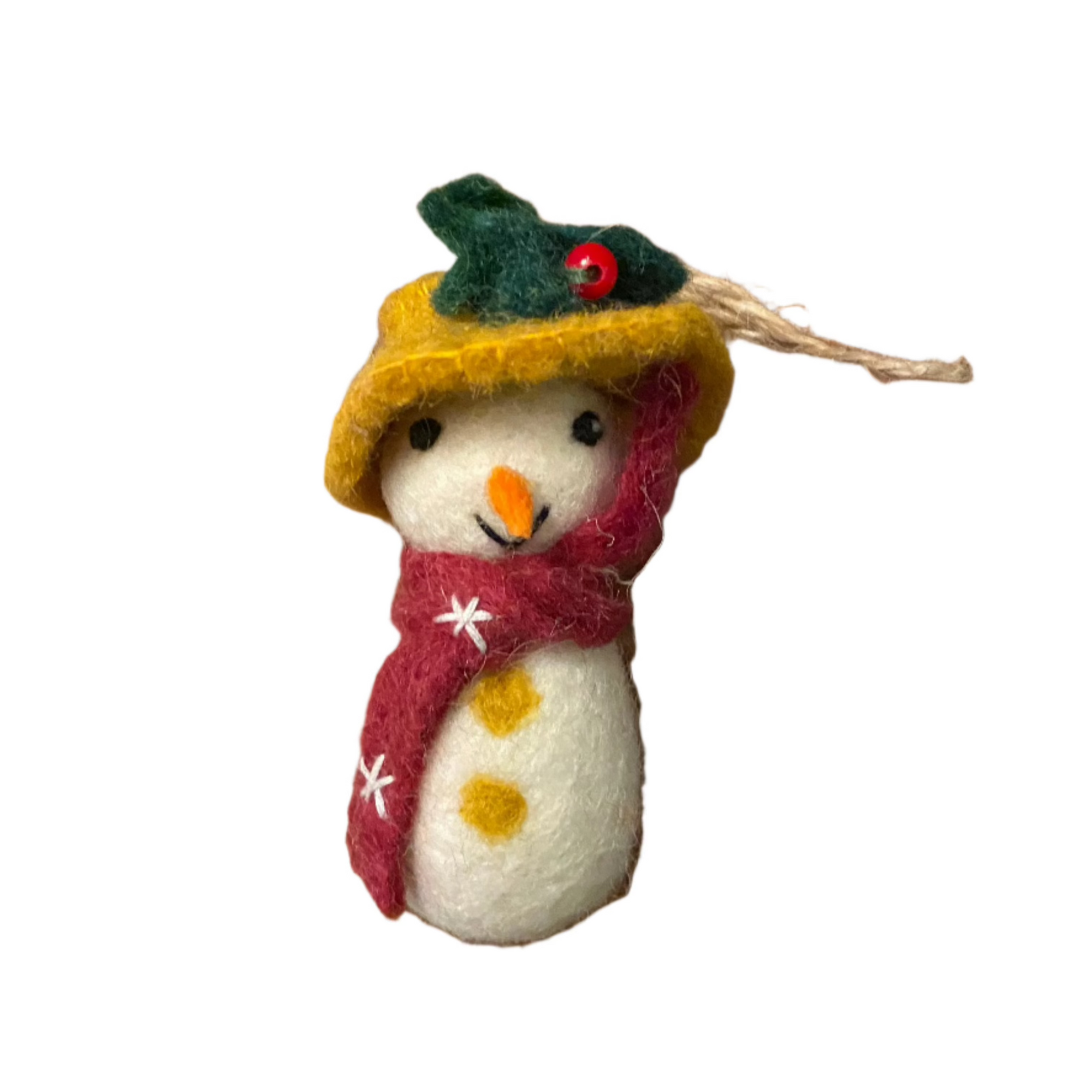 Winter Felt Snowmen Ornament