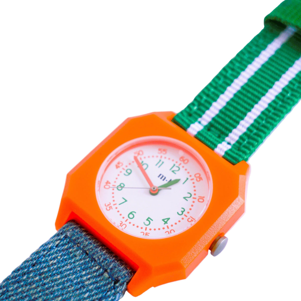 Circus - Denim and Green watch (KIDS & WOMEN)