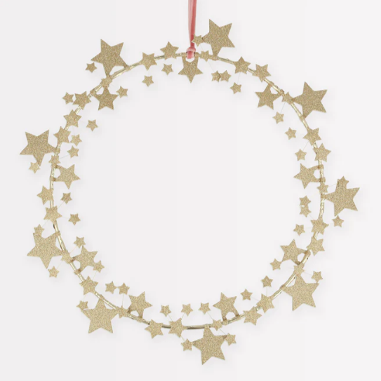 Sparkly Star Wreath