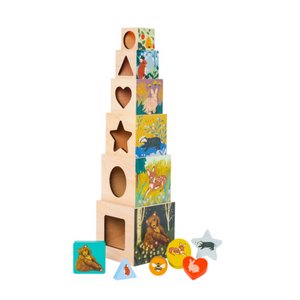 Enchanted Forest Wooden Stacking and Sorting Blocks -Emily Winfield Martin