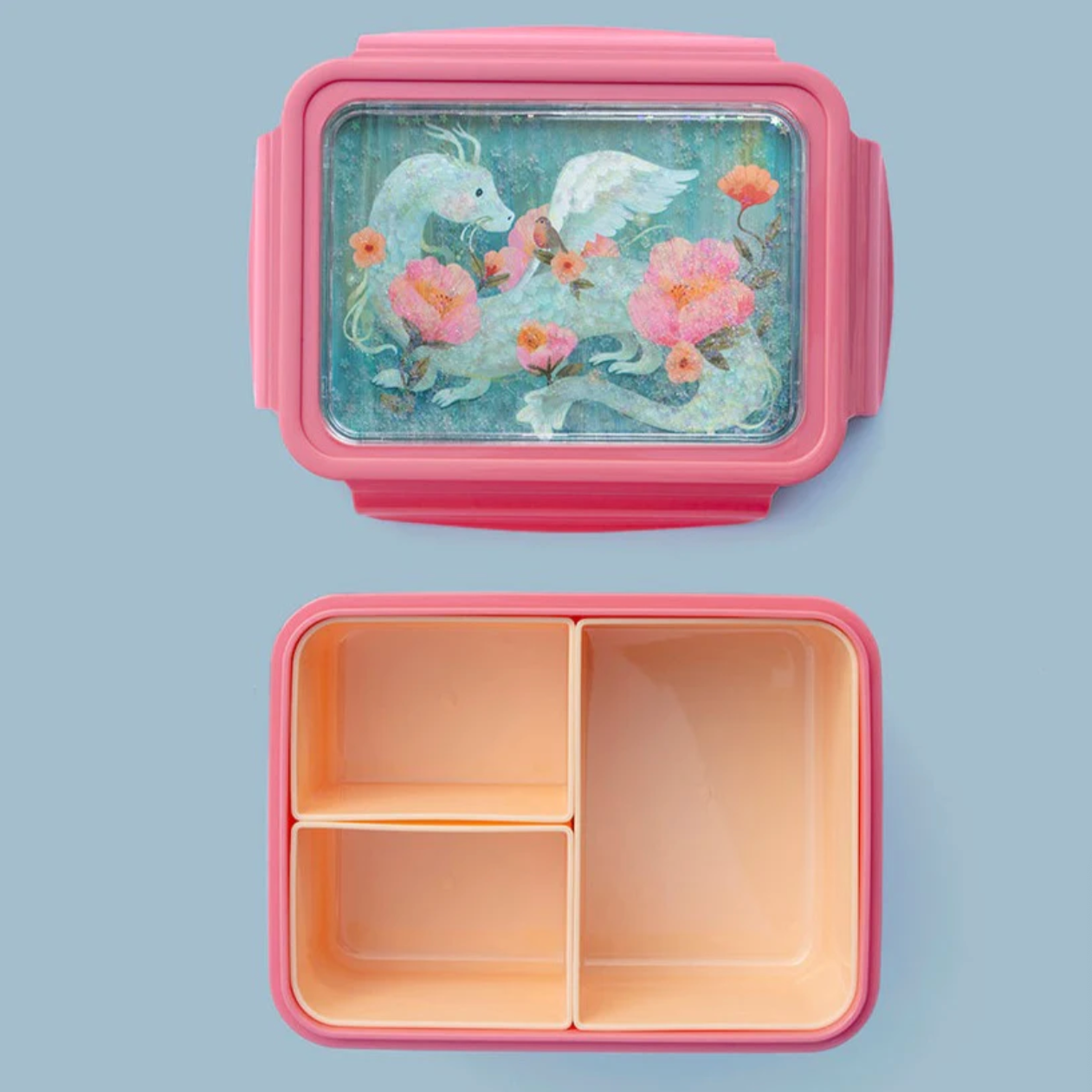 Lunchbox Bento Fairytale Dragon with pearl stars