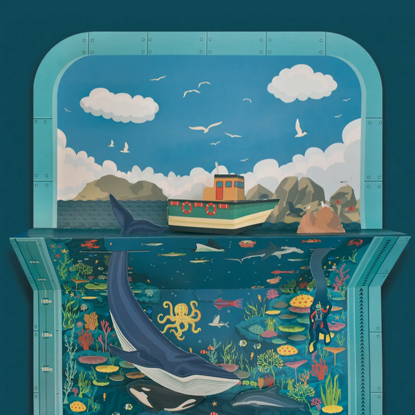 Create Your Own Deep Blue Seascape 7yrs+