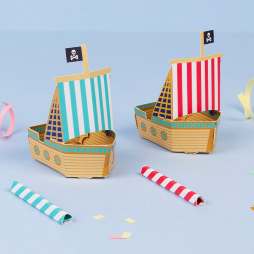 Create Your Own Pirate Blow Boats 5yrs+