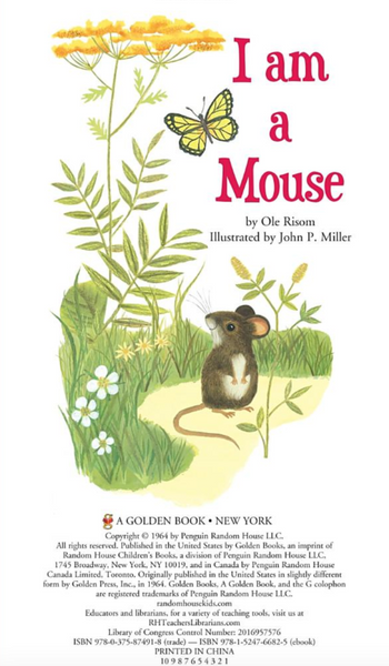 I Am A Mouse  (0-3yrs)