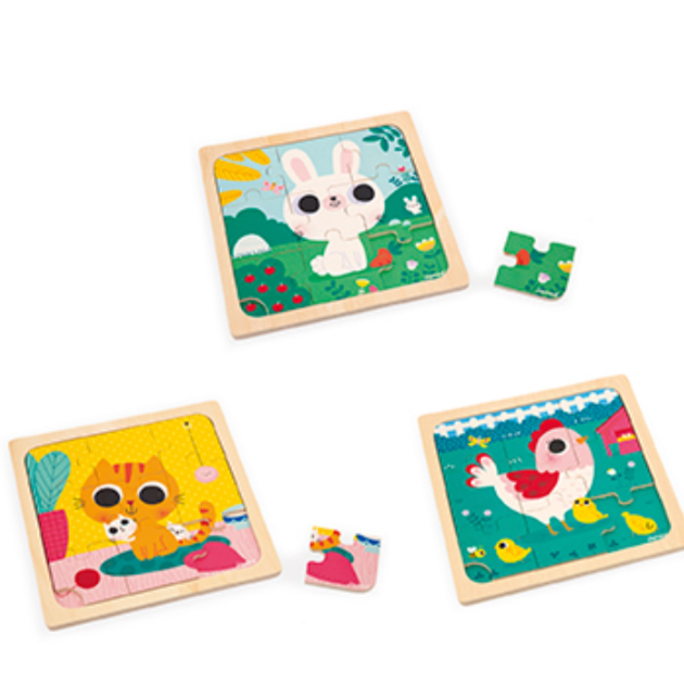 Trio Puzzle 9pcs (x3 puzzles)