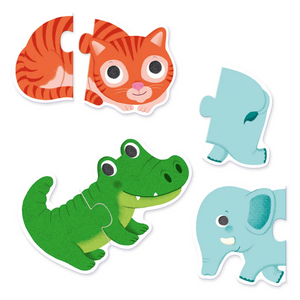Puzzle Duo Animals Matching 22pcs 2yrs+