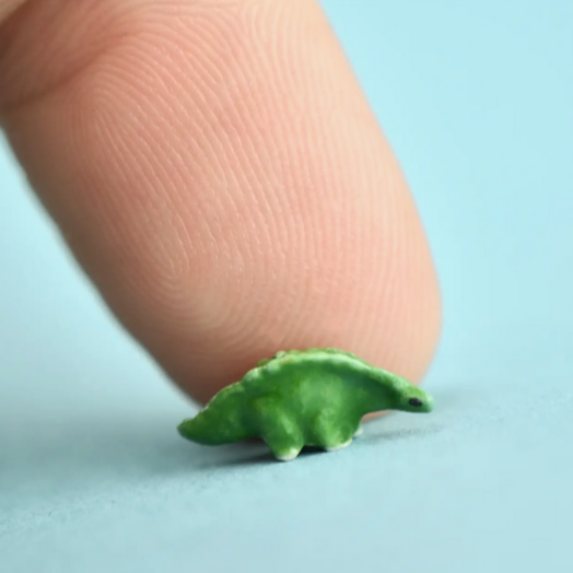 World's Tiniest Stegosaurus Figurine