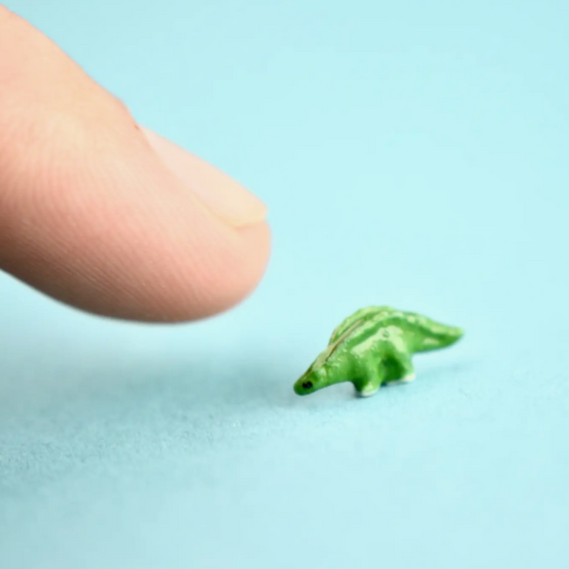 World's Tiniest Stegosaurus Figurine