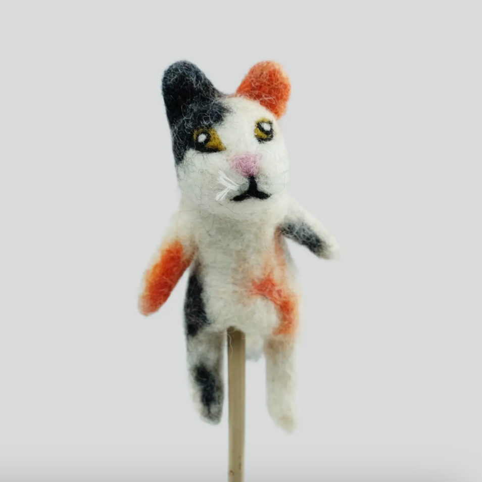 Felt Finger Puppets - Cats and Dogs